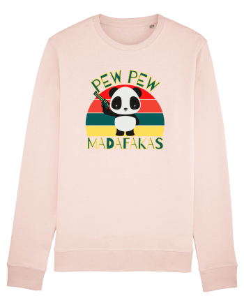 Funny Panda With Guns Candy Pink