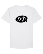 Kiss Tricou mânecă scurtă guler larg Bărbat Skater