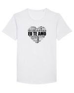 Love Language Tricou mânecă scurtă guler larg Bărbat Skater