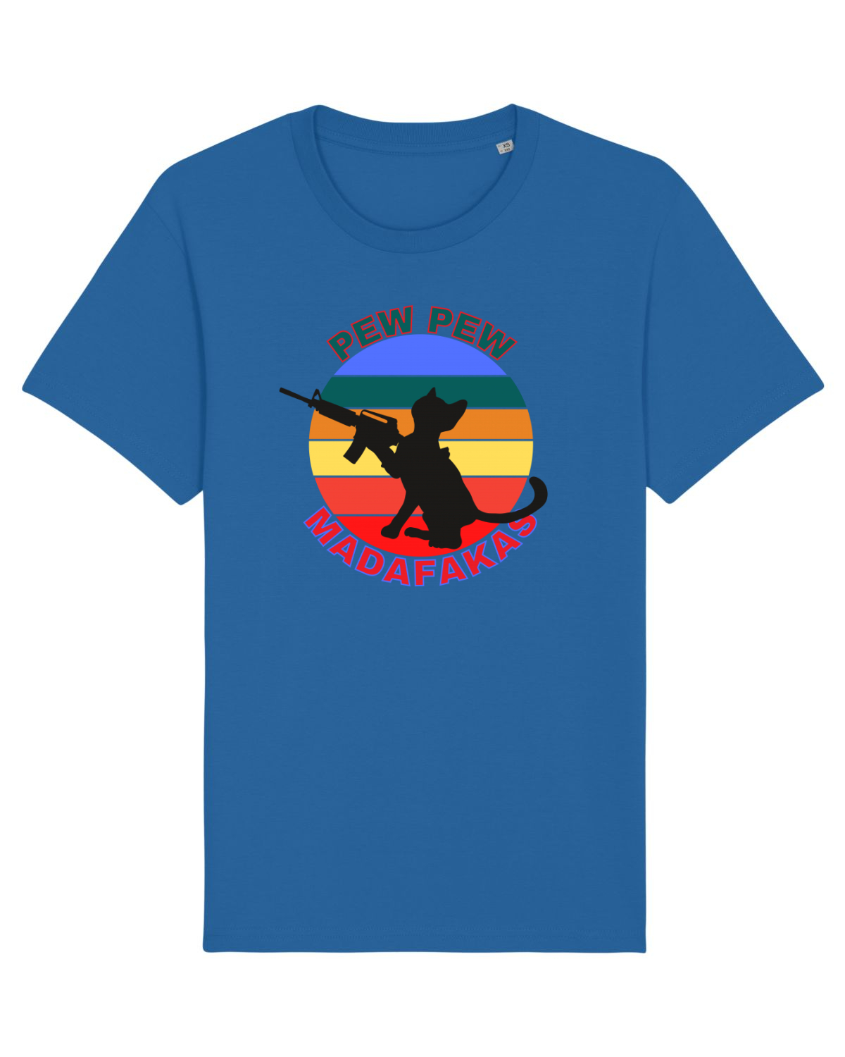 Tricou mânecă scurtă Unisex Rocker Royal Blue