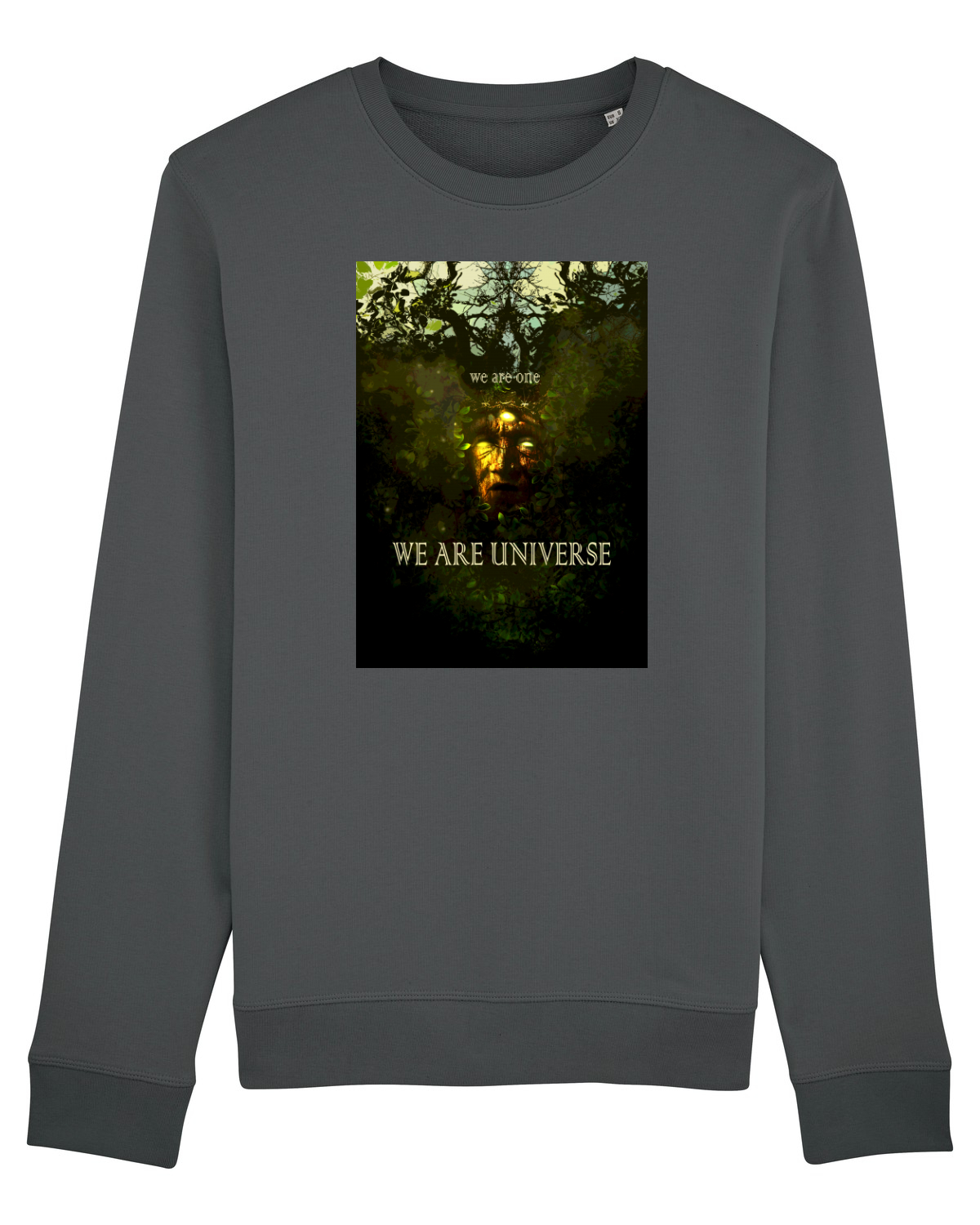 Bluză mânecă lungă Unisex Rise Anthracite