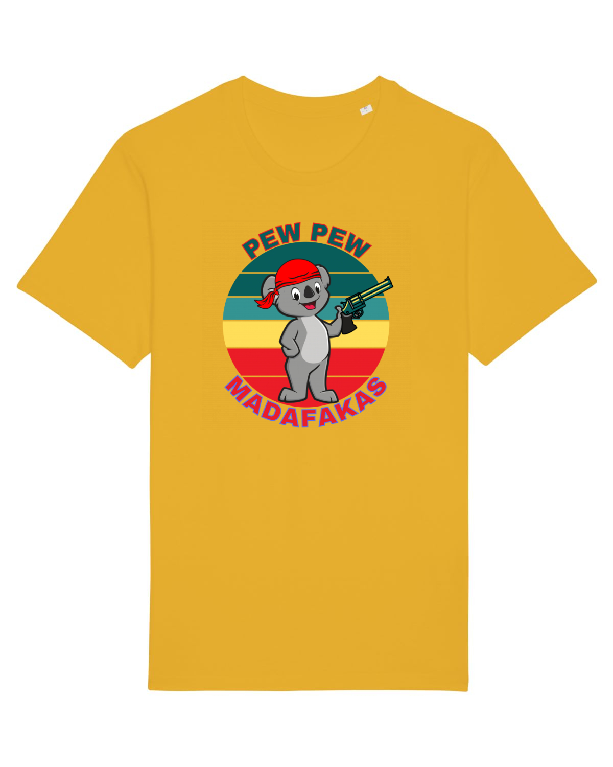 Tricou mânecă scurtă Unisex Rocker Spectra Yellow