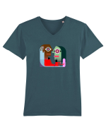 Love Story Tricou mânecă scurtă guler V Bărbat Presenter
