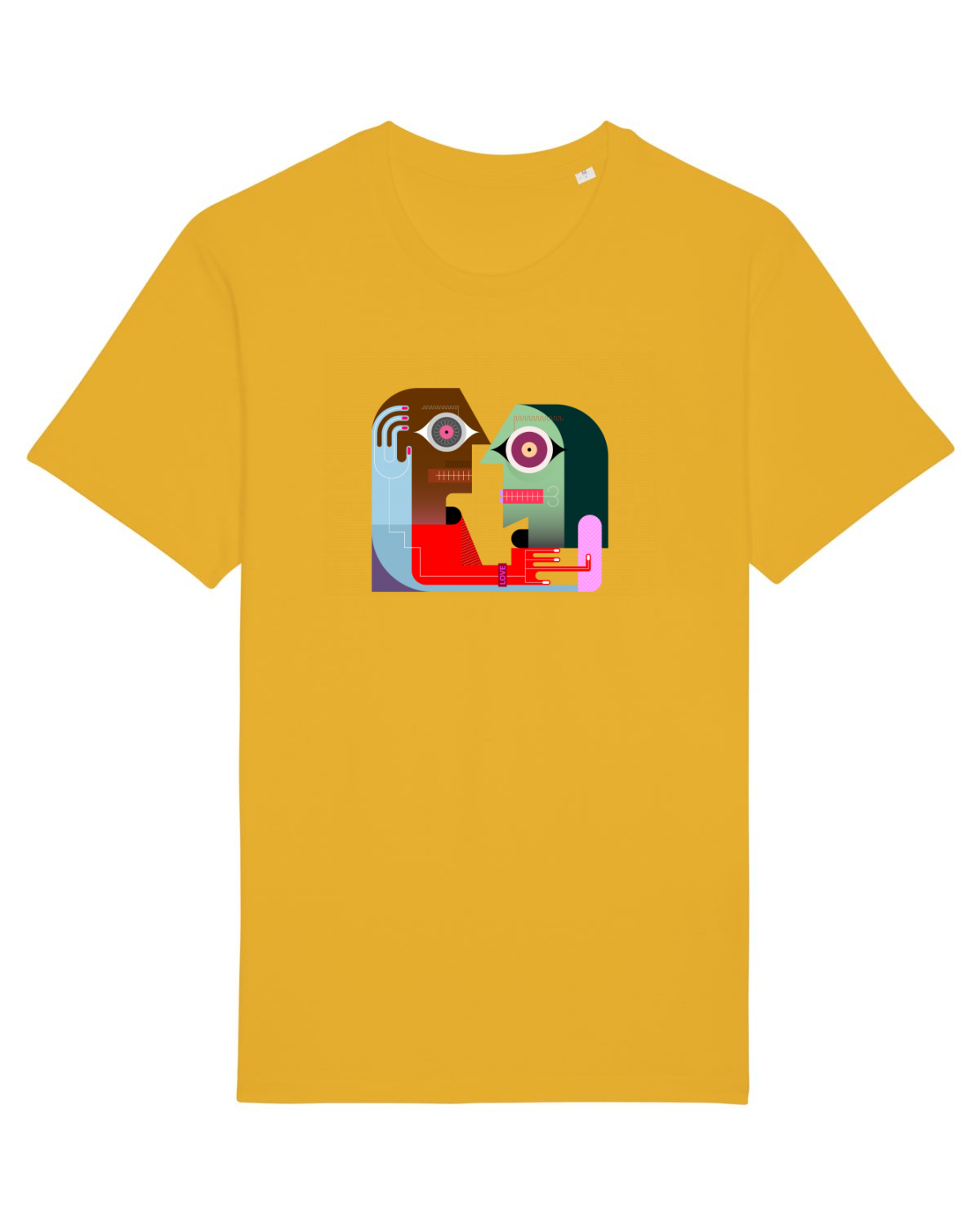 Tricou mânecă scurtă Unisex Rocker Spectra Yellow