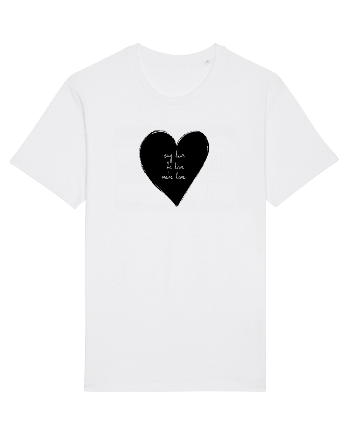 Tricou mânecă scurtă Unisex Rocker White
