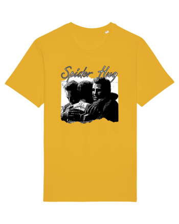 Spider Hug. Peters Hugging  Spectra Yellow