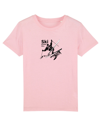 Ski Down Hill Cotton Pink