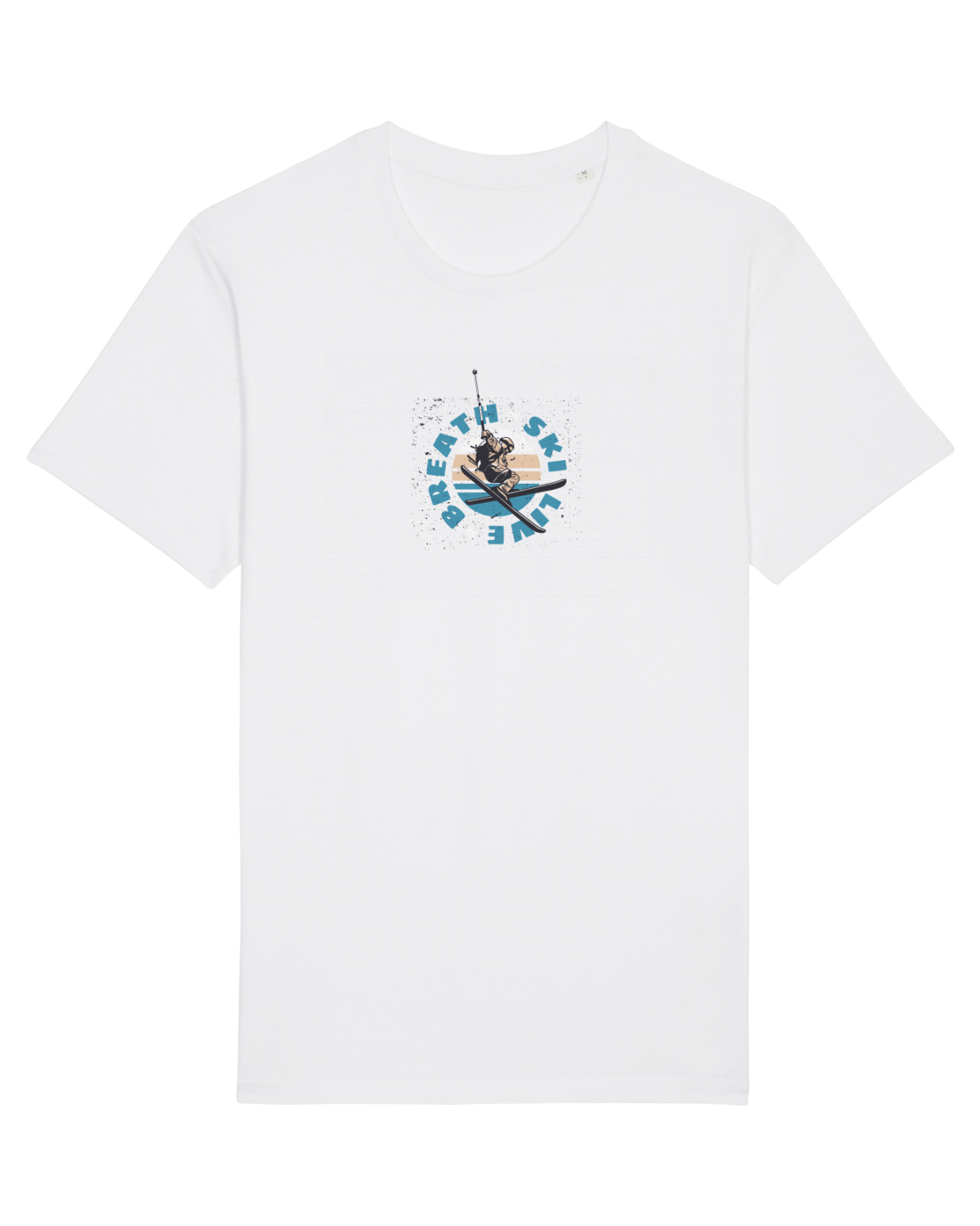 Tricou mânecă scurtă Unisex Rocker White