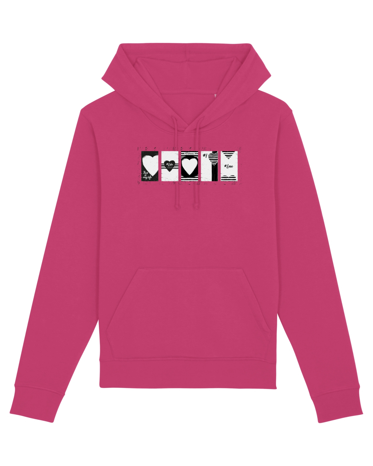 Hanorac Unisex Drummer Raspberry