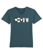Social Life Tricou mânecă scurtă guler V Bărbat Presenter
