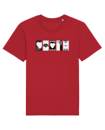Social Life Tricou mânecă scurtă Unisex Rocker