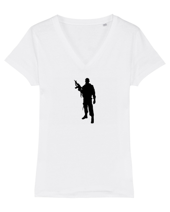 Airsoft Player White