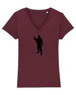 Airsoft Player Tricou mânecă scurtă guler V Damă Evoker