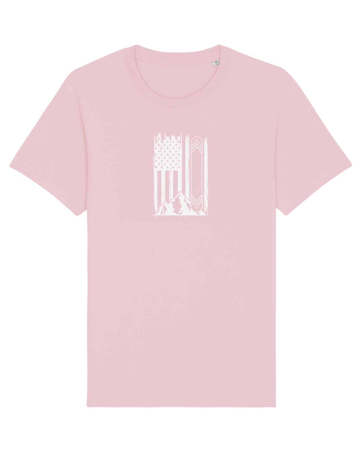Tricou mânecă scurtă Unisex Rocker Cotton Pink