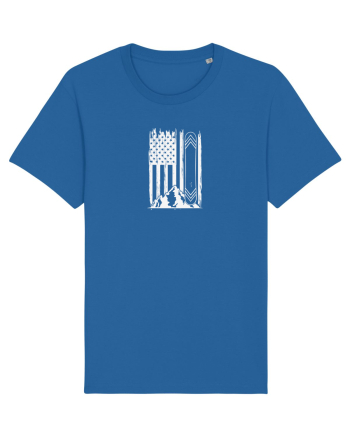 American Snowboarder Royal Blue