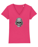Bravo One Tricou mânecă scurtă guler V Damă Evoker