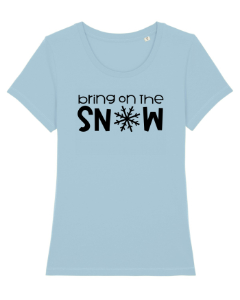 Bring On The Snow Sky Blue