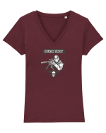 Death Shot Tricou mânecă scurtă guler V Damă Evoker