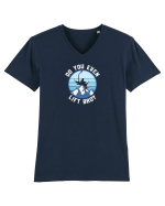 Do You Even Lift Bro? Tricou mânecă scurtă guler V Bărbat Presenter