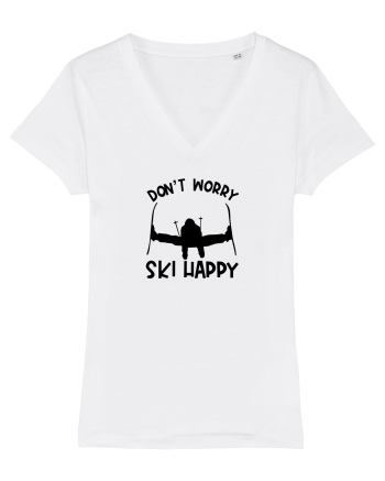 Don't Worry, Ski Happy White