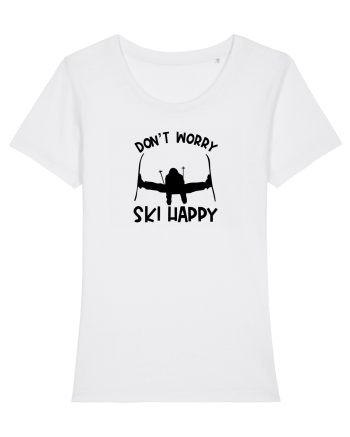 Don't Worry, Ski Happy White