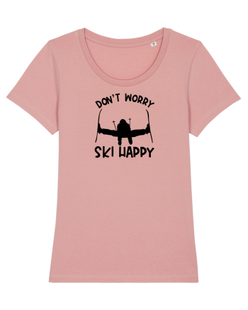 Don't Worry, Ski Happy Canyon Pink