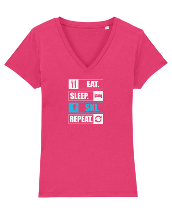 Eat Sleep Ski Repeat Raspberry