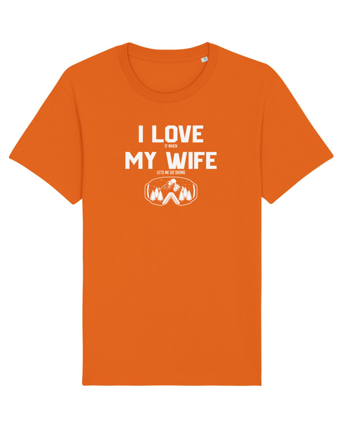 Tricou mânecă scurtă Unisex Rocker Bright Orange