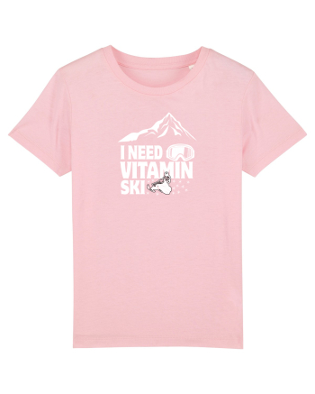 I Need Vitamin Ski Cotton Pink