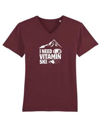I Need Vitamin Ski Burgundy