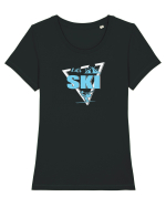 Let's Ski Tricou mânecă scurtă guler larg fitted Damă Expresser