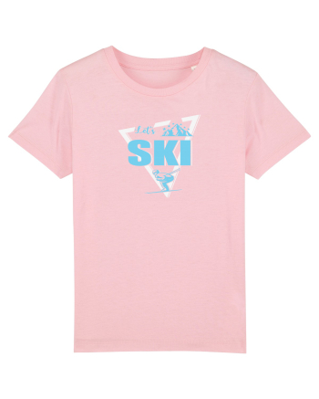Let's Ski Cotton Pink