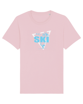 Let's Ski Cotton Pink