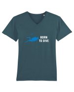 DIVE Tricou mânecă scurtă guler V Bărbat Presenter