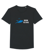 DIVE Tricou mânecă scurtă guler larg Bărbat Skater