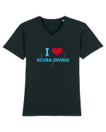 SCUBA DIVING Tricou mânecă scurtă guler V Bărbat Presenter