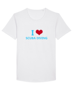 SCUBA DIVING Tricou mânecă scurtă guler larg Bărbat Skater