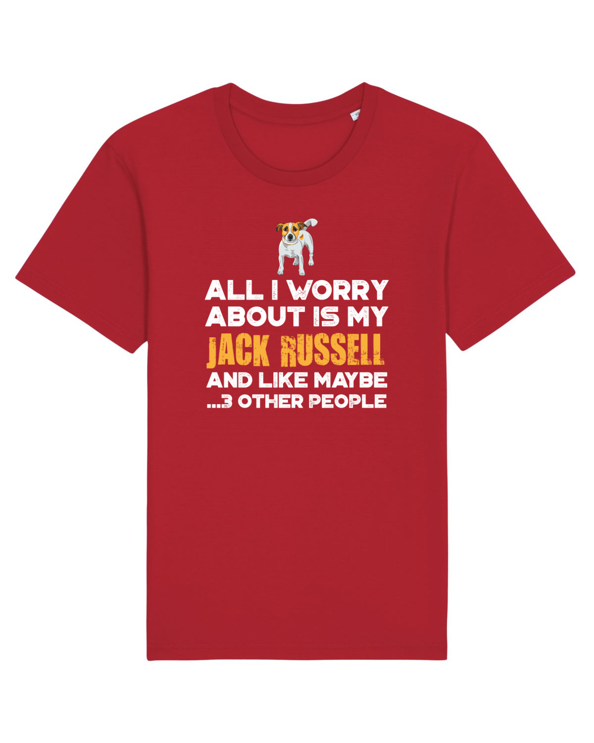 Tricou mânecă scurtă Unisex Rocker Red
