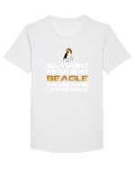 BEAGLE Tricou mânecă scurtă guler larg Bărbat Skater