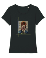Bowie 'Alien' Tricou mânecă scurtă guler larg fitted Damă Expresser