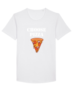 PIZZA Tricou mânecă scurtă guler larg Bărbat Skater