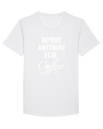 COFFEE Tricou mânecă scurtă guler larg Bărbat Skater