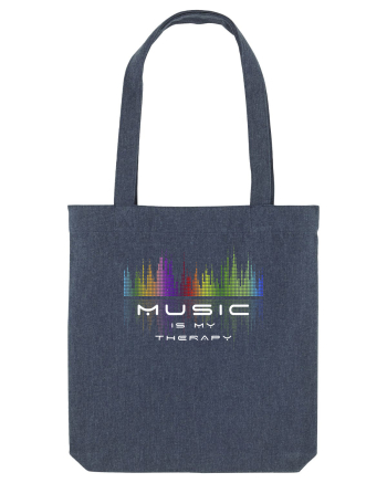 Music is my therapy Midnight Blue