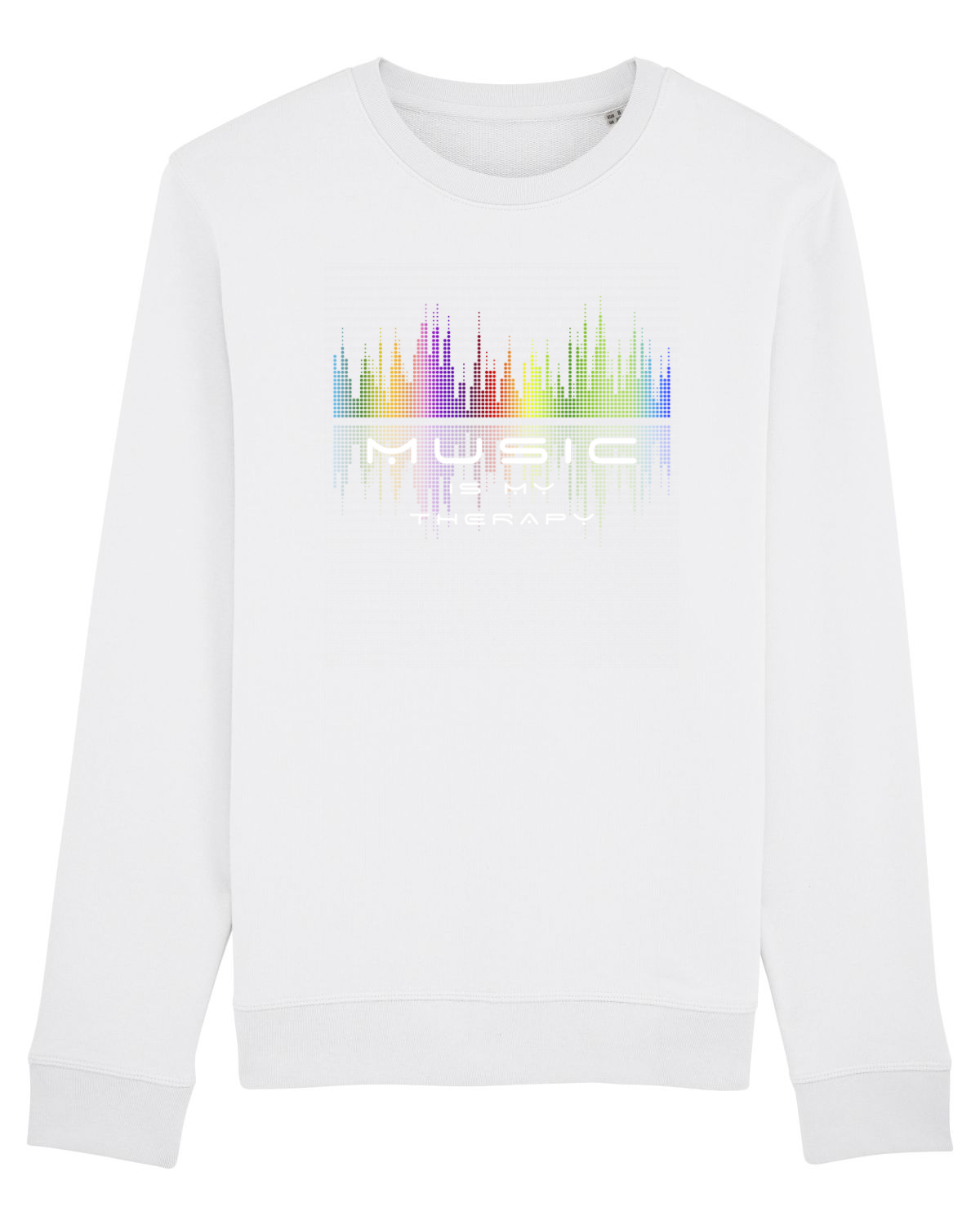 Bluză mânecă lungă Unisex Rise White