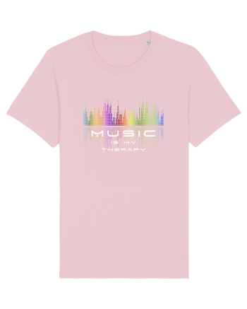 Music is my therapy Cotton Pink