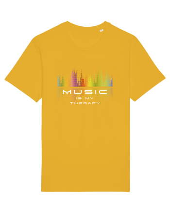 Music is my therapy Spectra Yellow