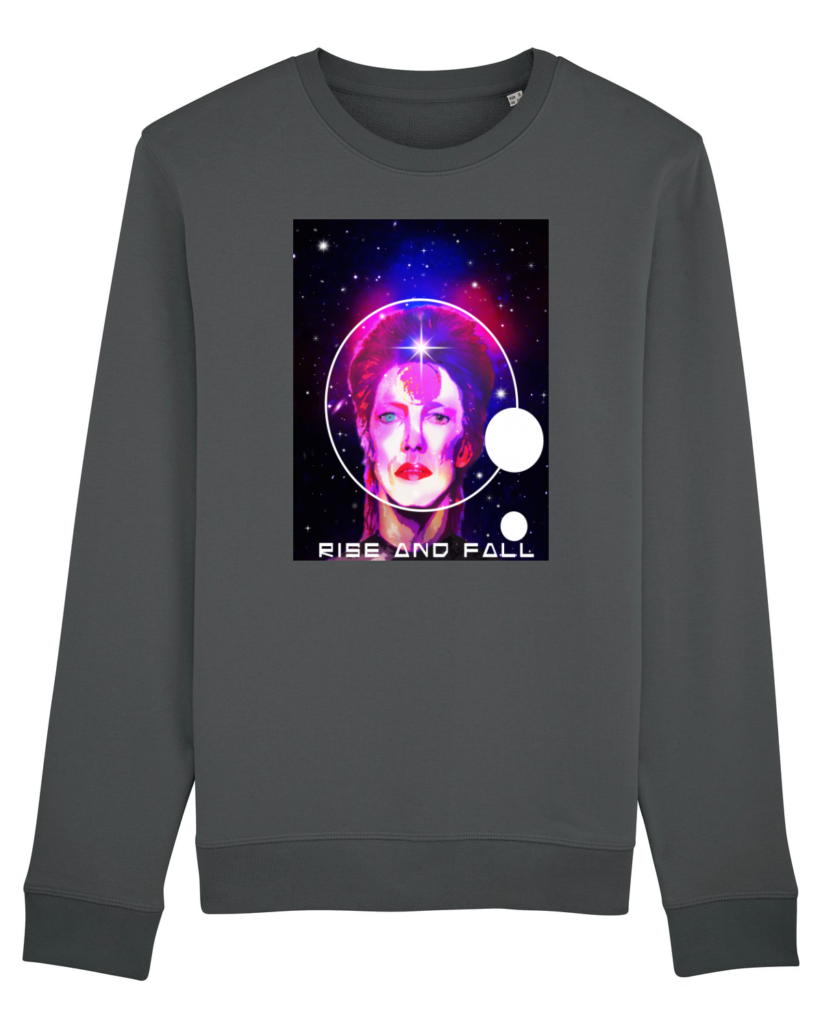 Bluză mânecă lungă Unisex Rise Anthracite