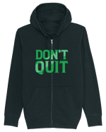 Don't Quit Hanorac cu fermoar Unisex Connector