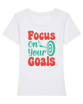 Focus On Your Goals White