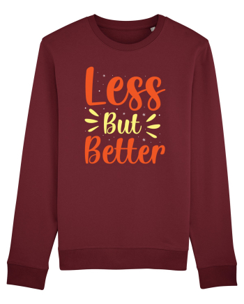 Less But Better Burgundy